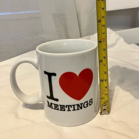 I Love Meetings Mug Ceramic Mug - Picture 2 of 16